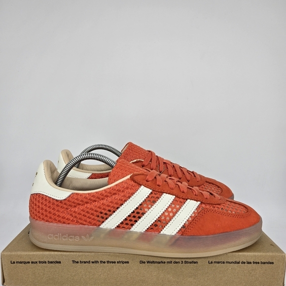 New adidas Gazelle Indoor Glow Amber Off White JS0713 Men\'s Shoes Size 7 main image 4